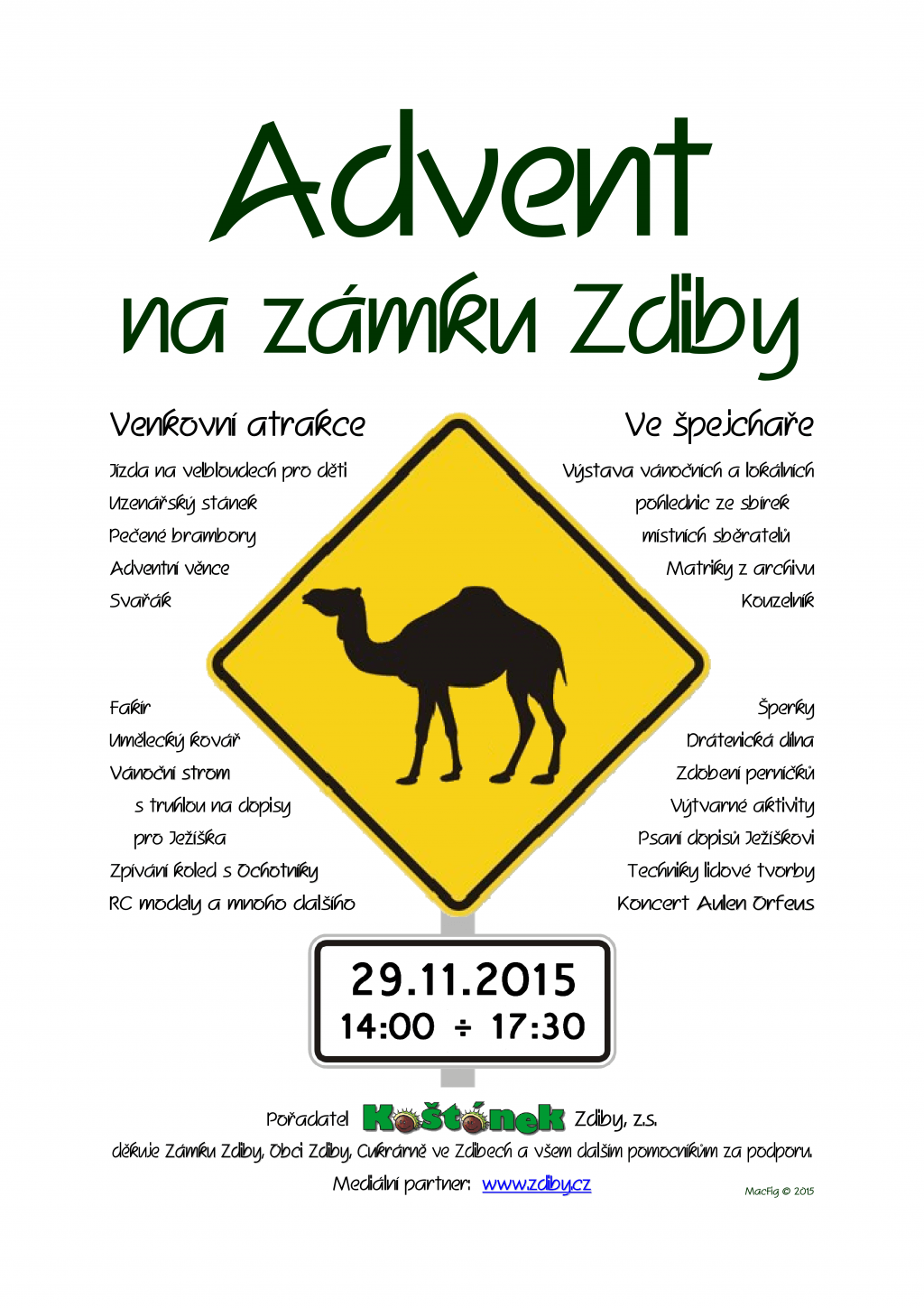 Advent na zámku Zdiby