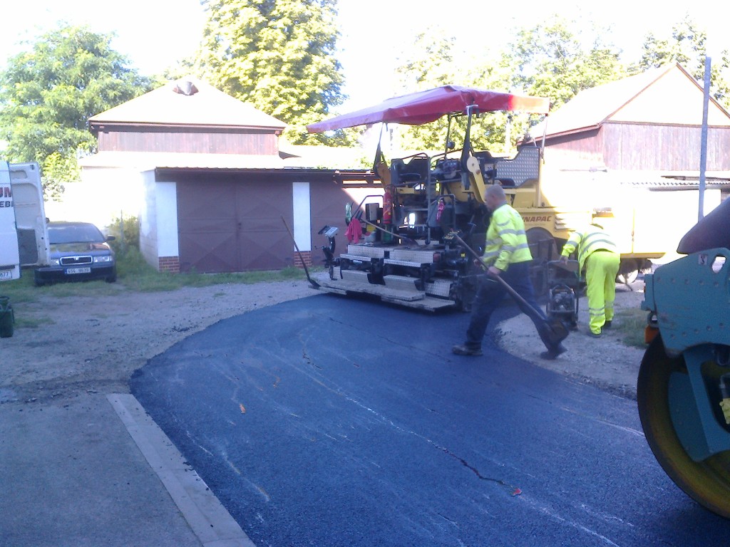 Oprava silnic ve městě