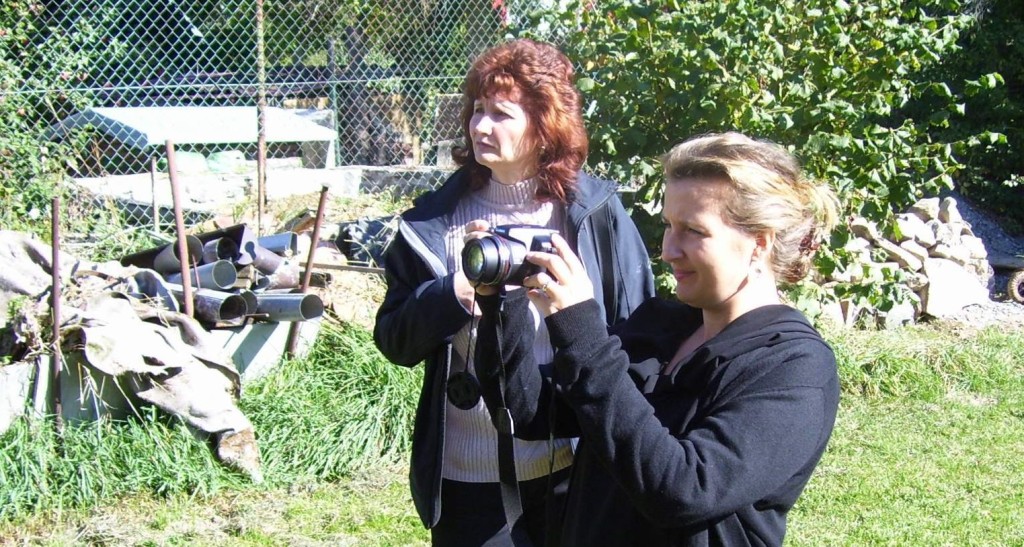 Reportérka Kateřina Pavlíčková s místostarostkou Ivanou Fulínovou