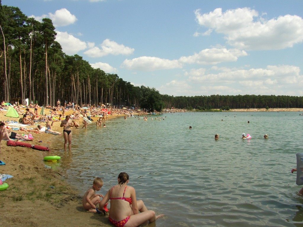 Jezero Lhota, tady jste jako u moře