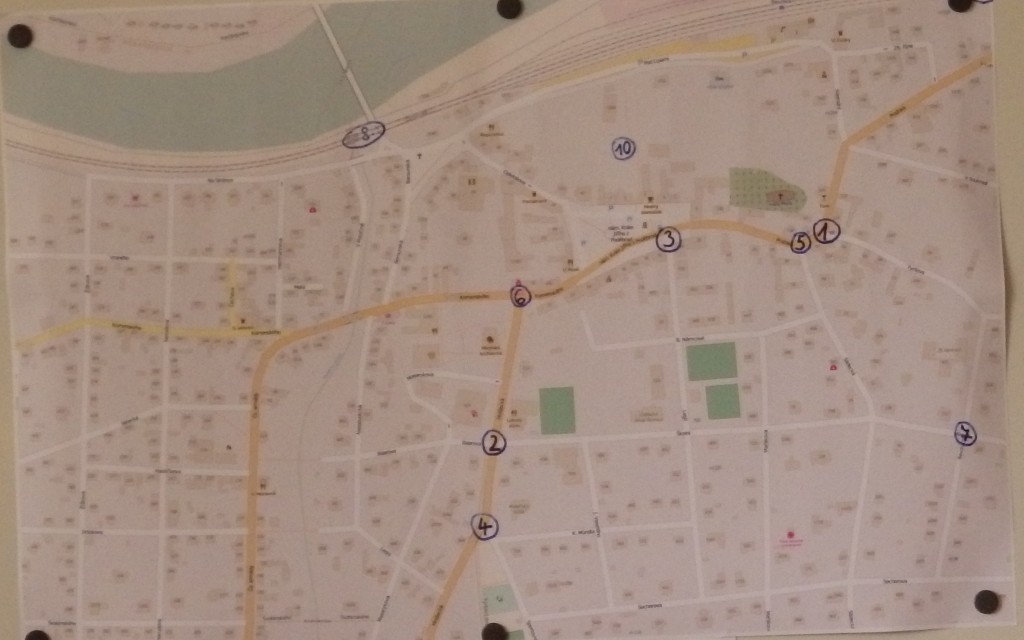 Mapa nebezpečných míst