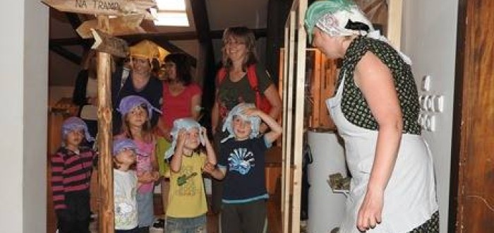 Fotografie z interaktivní výstavy na Mělníku