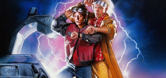 Marty McFly a doktor Emmet Brown z kultovního Návratu do budoucnosti