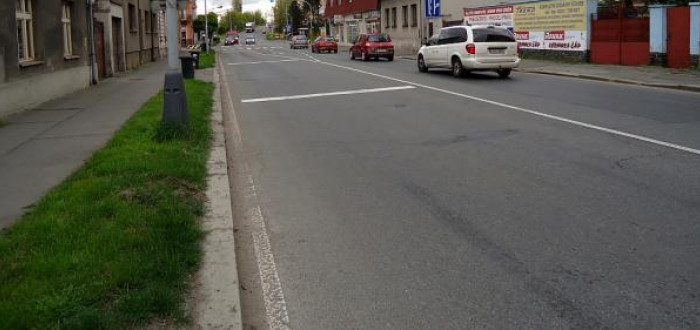 Ovčárecká ulice v Kolíně patří k vůbec nejvíce frekventovaným.