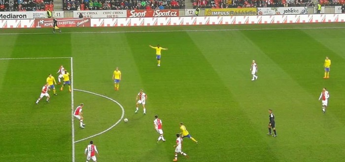 Slavia podlehla Zlínu brankou v nastavení