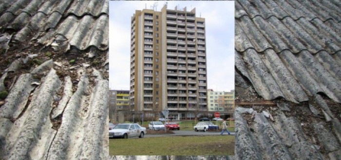 Azbest je velkým problémem nejvyššího domu v Kolíně