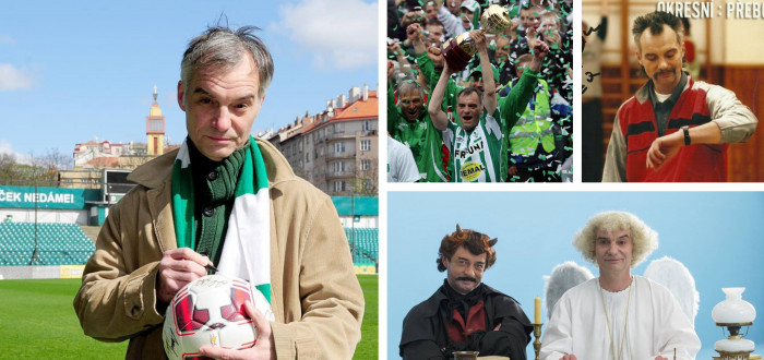 Ivan Trojan je kromě mimořádného hereckého nadání dlouholetým fanouškem pražských Bohemians