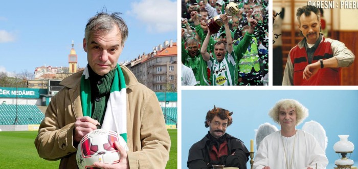 Ivan Trojan je kromě mimořádného hereckého nadání dlouholetým fanouškem pražských Bohemians