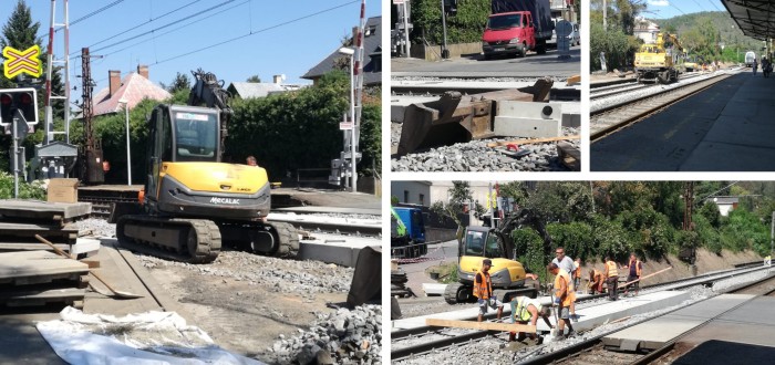 Oprava železničního přejezdu v Černošicích výrazně zkomplikovala dopravu