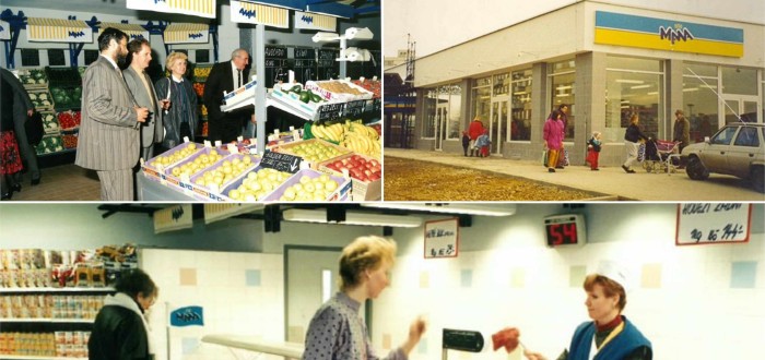 V roce 1991 se otevřel v tehdejším Československu vůbec první supermarket