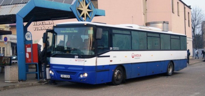 Autobusové nádraží v Benešově pochází z roku 1973