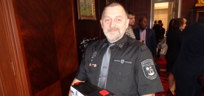Velitel Městské policie Úvaly Tomáš Galbavý