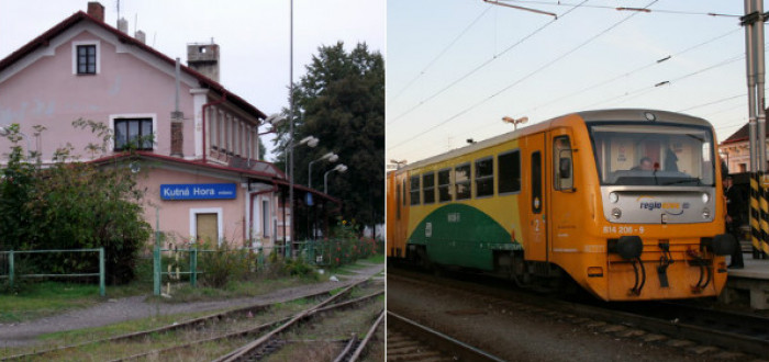 Vlak srazil mladíka u stanice Kutná Hora město