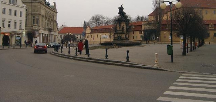Nehoda se stala na Jiřího náměstí
