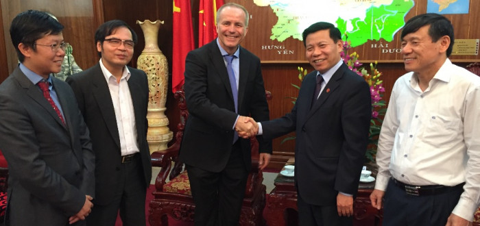 Pavel Sehnal jedna s vedením provincie Bac Ninh