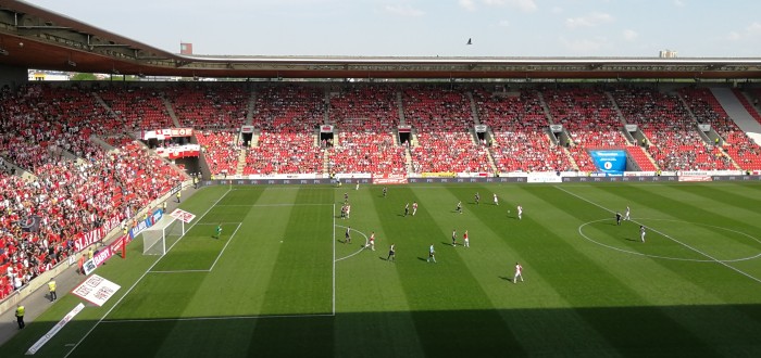 V utkání mezi pražskou Slavií a Slováckem branka nepadla