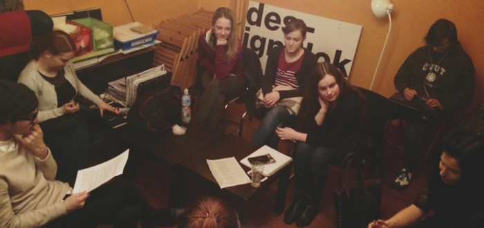 Realizační tým Jednoho světa v Benešově: Šimon Novák, Martina Houlíková, Věra Havlíková, Kateřina Fumferová, Daniela Richterová, Štěpánka Kotýnková a Tereza Kunická
