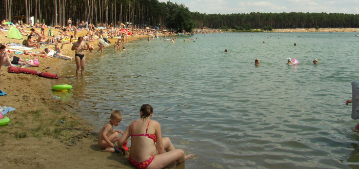 Klidné jezero zažilo pořádný povyk