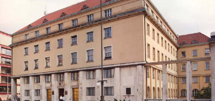 Budova ministerstva zdravotnictví na Palackého náměstí v Praze