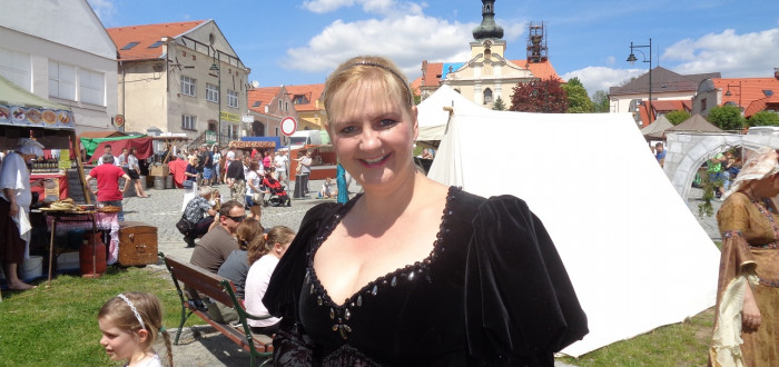 Starostka Mnichovic Petra Pecková jako poslední manželka Karla IV. Eliška Pomořanská