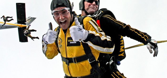 Výsadek u státní hranice může být o něco větší adrenalin