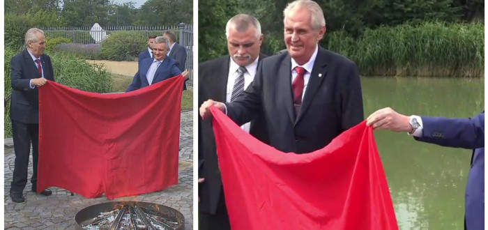 Měli jsme tu jednoho velkého milovníka červených trenek, exprezidenta Miloše Zemana