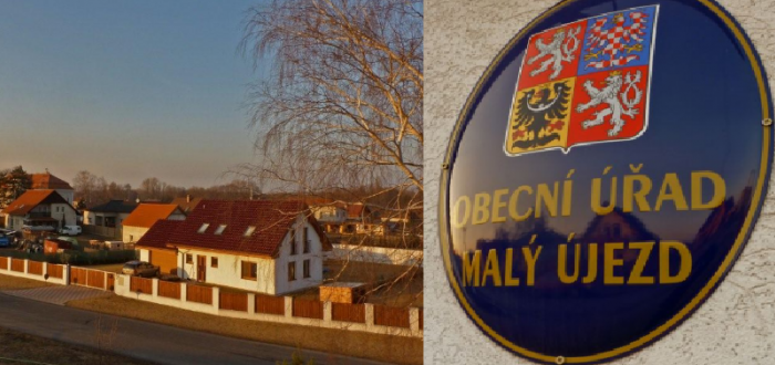 Krásná krajina kolem, dobrý dojezd do Mělníka a klid