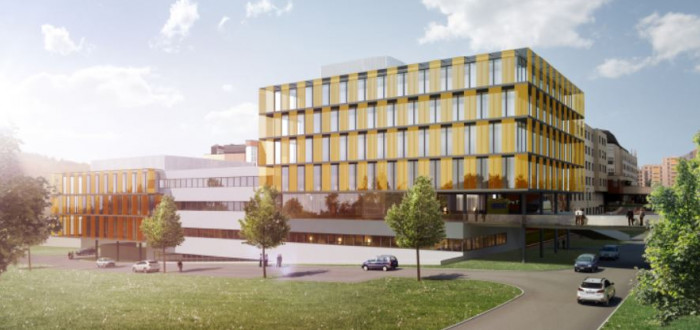 První pacienty nová budova IKEM přivítá v roce 2020