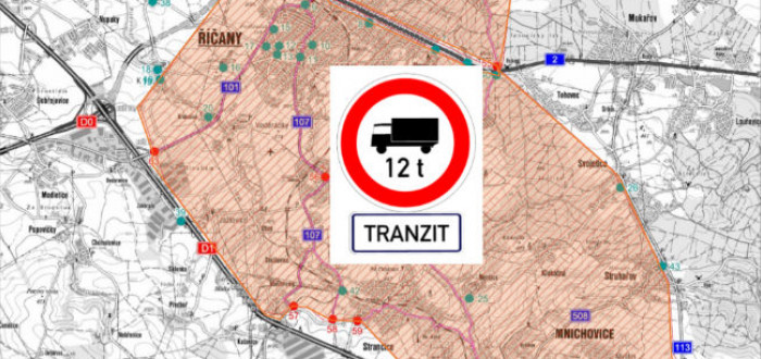 Zákaz začne platit až po umístění zákazových značek.