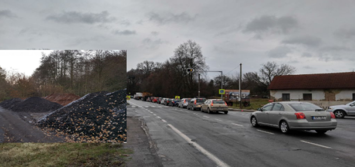 V Úvalech probíhá rekonstrukce silnice