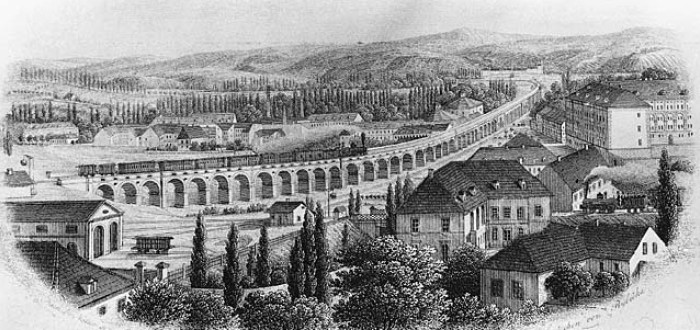 Negrelliho viadukt v 19. století