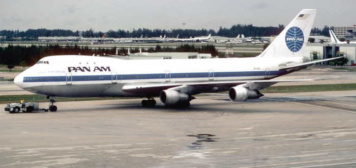 B-747 v barvách letecké společnosti Pan Am