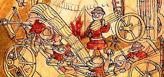 U Hiltersriedu husité ani nestihli pořádně postavit svoji slavnou vozovou hradbu. Bitva pro ně skončila fiaskem