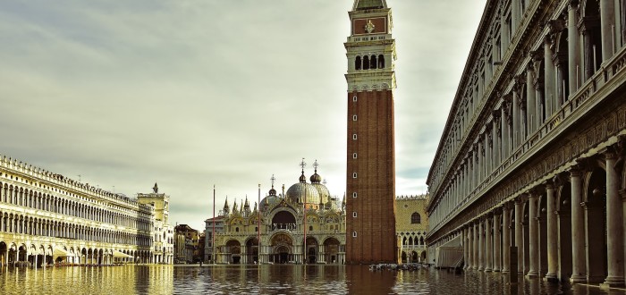 Náměstí San Marco pod vodou není nic neobvyklého