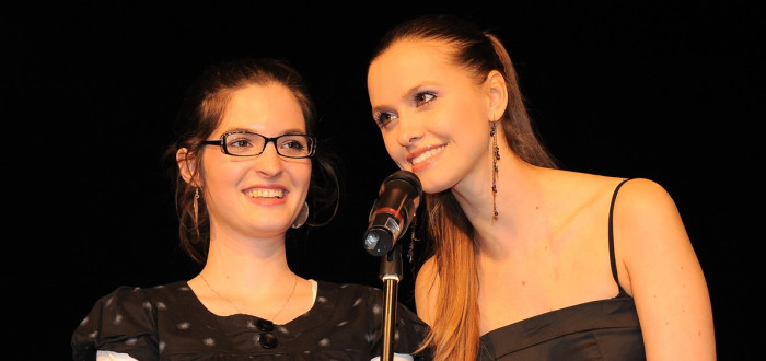 Zuzana Vejvodová a Kristýna Ryška v roce 2008