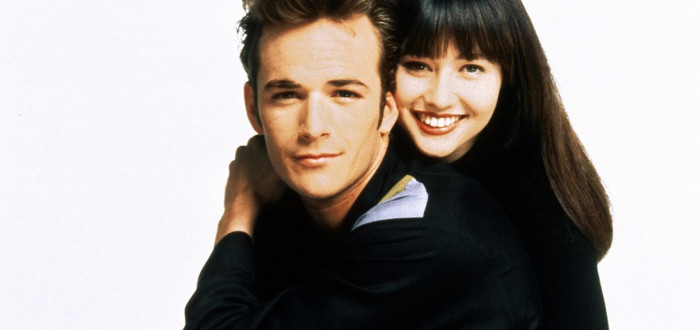 Shannen Doherty a Luke Perry v roce 1990
