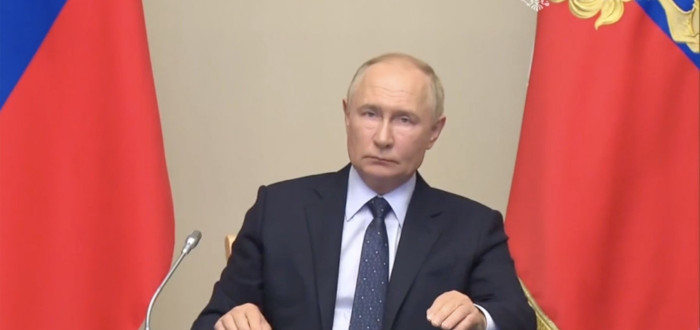 Výraz Vladimira Putina napovídal, že jej útok na Rusko pořádně vykolejil
