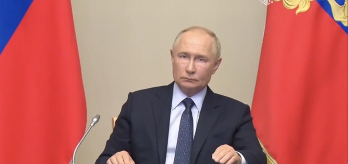 Výraz Vladimira Putina napovídal, že jej útok na Rusko pořádně vykolejil