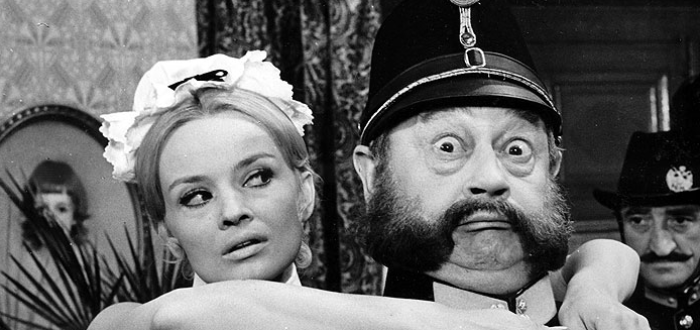 Josef Hlinomaz ve snímku Zabil jsem Einsteina, pánové! z roku 1969