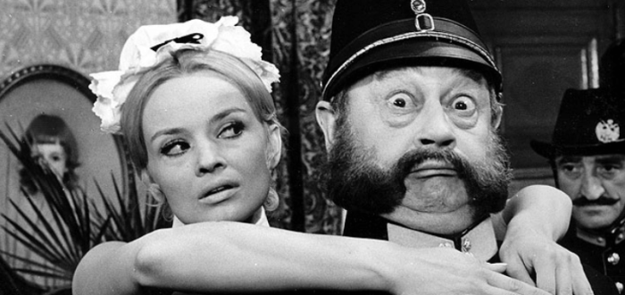 Josef Hlinomaz ve snímku Zabil jsem Einsteina, pánové! z roku 1969