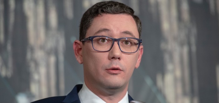 Jiří Ovčáček se po projevu prezidenta na chvíli odmlčel