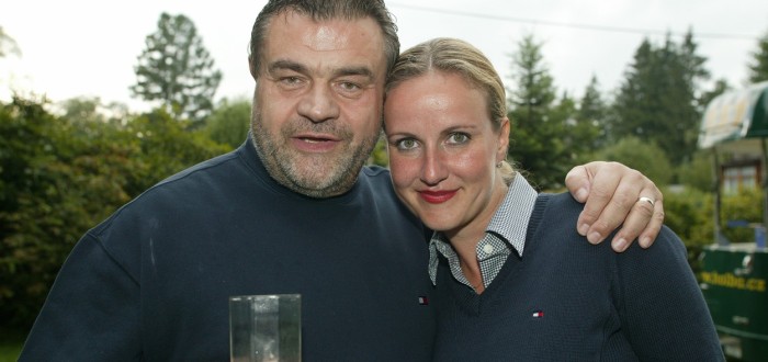 Karel Svoboda se svou manželkou Vendulou, dnes Pizingerovou