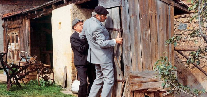 František Filipovský a Jiří Sovák v seriálu Chalupáři