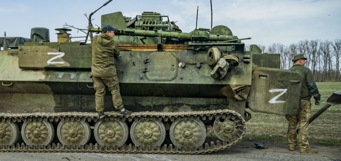 Putin údajně používá jako symbol války poloviční hákový kříž