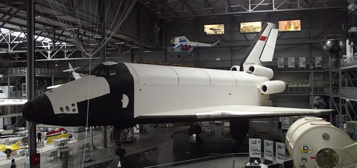 Raketoplán Buran v Technickém muzeu Speyer, Německo