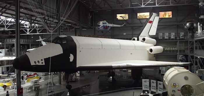 Raketoplán Buran v Technickém muzeu Speyer, Německo
