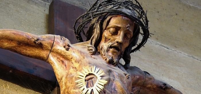 Trnovou korunu nasadili Římané na hlavu Ježíši Kristu při jeho ukřižování. Je symbolem utrpení a zavržení