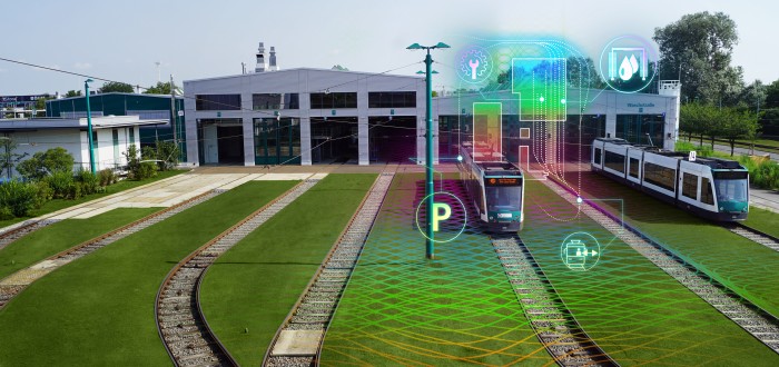 Autonomní pohyb tramvají v depu