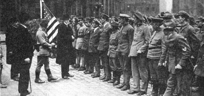 V Praze 28. září 1919 se konalo páté výročí organizace československých legií 