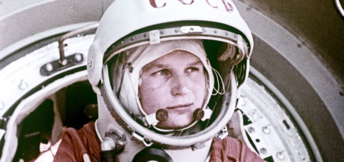 Valentina Těreškovová ve skafandru